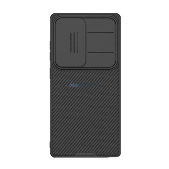 NILLKIN CAMSHIELD PRO MAGNETIC plastic protector de telefon (rezistent la șocuri, protecția camerei, magnetic, cu dungi) BLACK Samsung Galaxy S25 Ultra (SM-S938)
