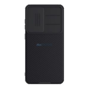NILLKIN CAMSHIELD PRO silicon protector de telefon (rezistent la șocuri, protector de cameră, cu dungi) BLACK Samsung Galaxy S25 (SM-S931)