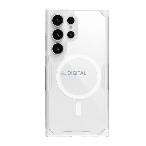 NILLKIN NATURA PRO silicon telefon protector (rezistent la șocuri, bubble heel) pentru Samsung Galaxy S25 Ultra (SM-S938)