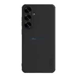   HUSĂ! - NILLKIN SUPER FROSTED PRO plastic protector de telefon (rezistent la impact, cauciucat, suprafață aspră) BLACK Samsung Galaxy S25 Plus (SM-S936)