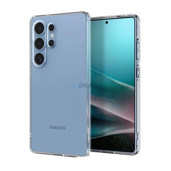 SPIGEN LIQUID CRYSTAL silicon telefon protector (rezistent la impact, bubble heel) pentru Samsung Galaxy S25 Ultra (SM-S938)