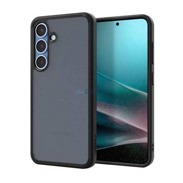 SPIGEN ULTRA HYBRID plastic protector de telefon (rezistent la șocuri, cadru cu bule, mat) BLACK/UNBATCHED Samsung Galaxy S25 Plus (SM-S936)