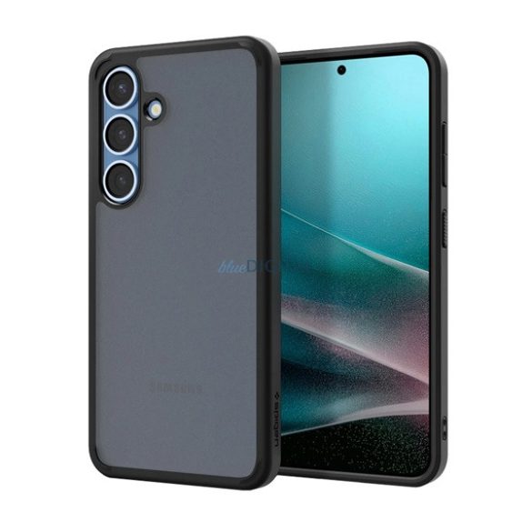 SPIGEN ULTRA HYBRID plastic protector de telefon (rezistent la șocuri, cadru cu bule, mat) BLACK/UNBATCHED Samsung Galaxy S25 (SM-S931)