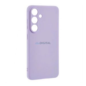 Husă siliconică pentru telefon (mată) LILA Samsung Galaxy S25 (SM-S931)
