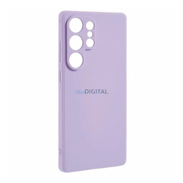 Husă siliconică pentru telefon (mată) LILA Samsung Galaxy S25 Ultra (SM-S938)
