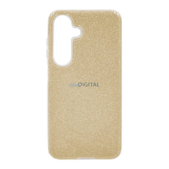 Silicon protector de telefon (interior din plastic, spate lucios) GOLD Samsung Galaxy S25 Plus (SM-S936)