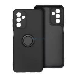   HUSĂ! - Silicon protector de telefon (inel de montare, microfibră pluș interior, magnetic, protector de cameră) BLACK Samsung Galaxy S25 Plus (SM-S936)