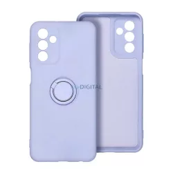   HUSĂ! - Protector de telefon din silicon (inel de montare, interior din microfibră de pluș, magnetic, protector de cameră) LILA Samsung Galaxy S25 Plus (SM-S936)