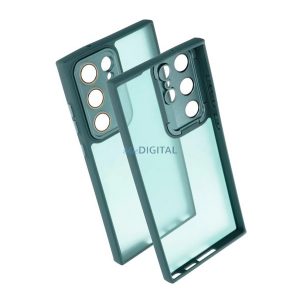 Protector de telefon din silicon (rezistent la șocuri, spate acrilic, protector de cameră) CUTTING ROOF Samsung Galaxy S25 Ultra (SM-S938)
