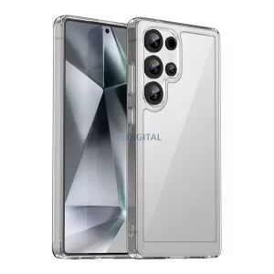 HUSĂ! - Silicon protector de telefon (rezistent la șocuri, capac spate transparent) pentru Samsung Galaxy S25 Ultra (SM-S938)