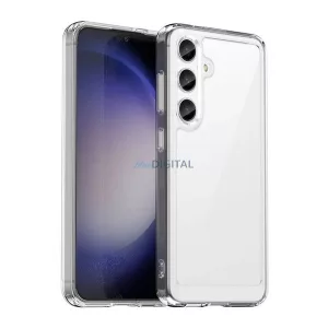 HUSĂ! - Silicon protector de telefon (rezistent la șocuri, spate transparent) pentru Samsung Galaxy S25 Plus (SM-S936)
