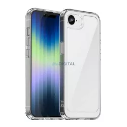   HUSĂ! - Silicon protector de telefon (rezistent la șocuri, spate transparent) pentru Apple iPhone SE 4 (2025)