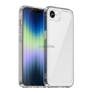 Silicon protector de telefon (rezistent la șocuri, spate transparent) pentru Apple iPhone SE 4 (2025)