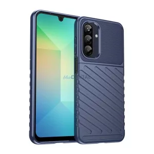 HUSĂ! - Silicon protector de telefon (rezistent la impact, cu dungi, model convex) CUTTING BLUE Samsung Galaxy A26 5G (SM-A266)