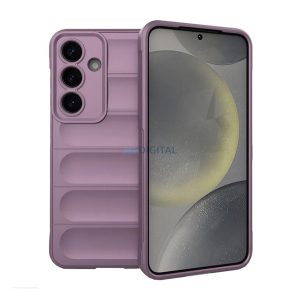 Silicon protector de telefon (rezistent la șocuri, protecție cameră, 3D) LILA Samsung Galaxy S25 Plus (SM-S936)