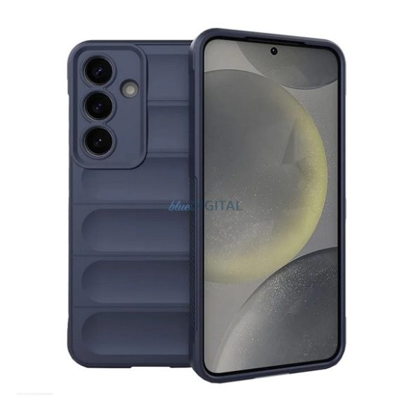Silicon protector de telefon (rezistent la șocuri, protecția camerei, 3D) CUTTING BLUE Samsung Galaxy S25 Plus (SM-S936)