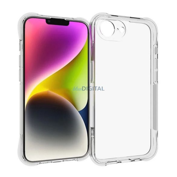 Silicon protector de telefon (rezistent la șocuri, hover colț) pentru Apple iPhone SE 4 (2025)