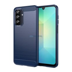   Protector de telefon din silicon (rezistent la impact, călcâi cu pernă de aer, periat, model de carbon) CUSHION CUSHION Samsung Galaxy A26 5G (SM-A266)