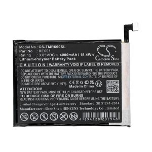 CAMERON SINO Baterie Li-Polimer (3.85V / 4000mAh, compatibil T-Mobile RE001) BLACK T Phone 5G (2022)