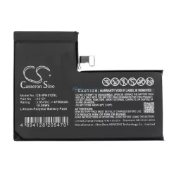   CAMERON SINO Baterie Li-Polimer (3.85V / 4750mAh, compatibil Apple A3121) BLACK Apple iPhone 15 Pro Max