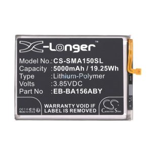 CAMERON SINO Baterie Li-Polimer (3.85V / 5000mAh, compatibil Samsung EB-BA156ABY) BLACK Samsung Galaxy A15 5G (SM-A156), Galaxy A15 4G (SM-A155)
