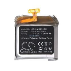  CAMERON SINO Baterie Li-Polymer (3.88V / 260mAh, compatibil Samsung EB-BR955ABY) BLACK Samsung Galaxy Watch 6 Classic 43mm (SM-R950)