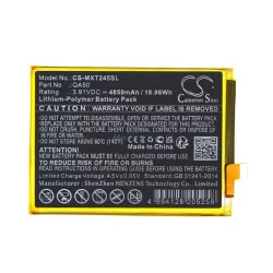   Baterie CAMERON SINO Li-Polymer (3.91V / 4850mAh, compatibil Motorola QA50) BLACK Motorola Moto G24 (XT2423), Moto G24 Power (XT2425)