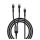 DEVIA EXTREME cablu de date 2in1 (Tip-C - fulger / Tip-C, 15W, încărcător rapid PD, 120cm, șiret) NEGRU DEVIA EXTREME cablu de date 2in1 (Tip-C - fulger / Tip-C, 15W, încărcător rapid PD, 120cm, șiret) NEGRU