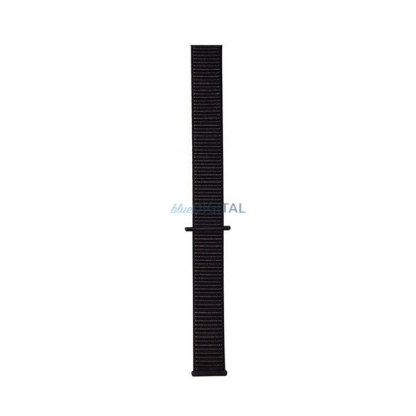 DEVIA DELUXE SPORT3 curea (dimensiune personalizată, mare, textilă, reglabilă) BLACK Apple Watch Series 5 44mm, Watch Series 4 44mm, Watch Series 3 42mm