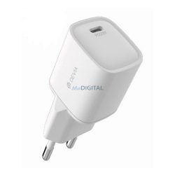   DEVIA SMART MINI încărcător de rețea cu priză Type-C (20W, încărcător rapid PD) ALB