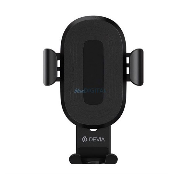 Suport auto DEVIA GRAVITY (pentru ventilație, gravitație, 360°, 10W, wireless, dimensiune 4-6.5") NEGRU
