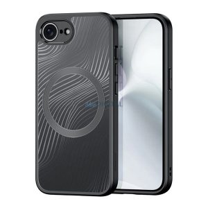 DUX DUCIS AIMO silicon telefon protector (rezistent la șocuri, protecția camerei, MagSafe, val) BLACK Apple iPhone SE 4 (2025)