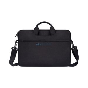 DEVIA JUSTYLE geantă de mână în picioare LAPTOP/NOTEBOOK/TABLET (universal, textil, curea de mână, dimensiune 15-16,2") NEGRU