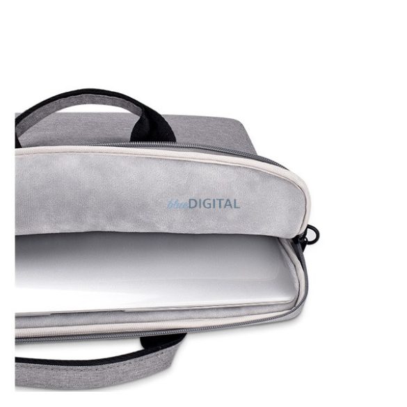 DEVIA JUSTYLE geantă de mână în picioare LAPTOP/NOTEBOOK/TABLET (universal, textil, curea de mână, dimensiune 15-16,2") NEGRU