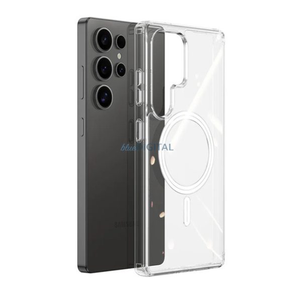 DUX DUCIS CLIN silicon telefon protector (rezistent la șocuri, bubble heel, MagSafe) pentru Samsung Galaxy S25 Ultra (SM-S938)