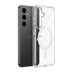   HUSĂ! - DUX DUCIS CLIN silicon telefon protector (rezistent la șocuri, bubble heel, MagSafe) pentru Samsung Galaxy S25 (SM-S931)