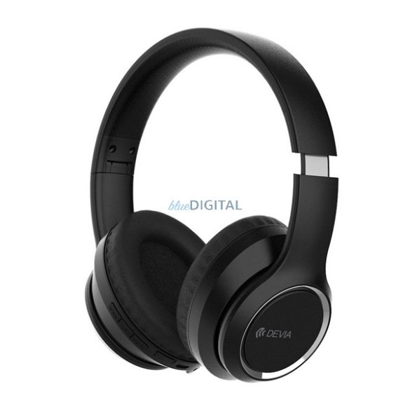 DEVIA KINTONE cască bluetooth Stereo (v5.2, microfon, anulare zgomot, pliabilă) NEGRU