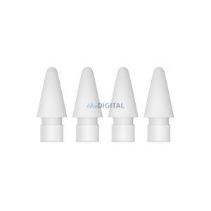 APPLE Pencil touch screen stylus vârf de înlocuire 4pcs (silicon, compatibil Apple Pencil, MLUN2ZM/A succesor) WHITE