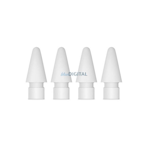 APPLE Pencil touch screen stylus vârf de înlocuire 4pcs (silicon, compatibil Apple Pencil, MLUN2ZM/A succesor) WHITE