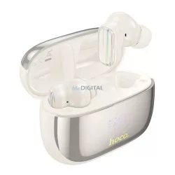  Căști bluetooth HOCO EQ20 Stereo (v5.4, TWS, microfon, afișaj LED, anulare activă a zgomotului + încărcător)