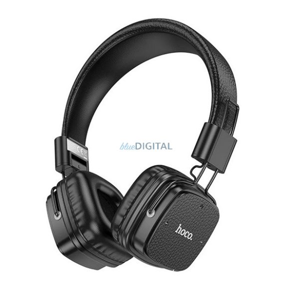 HOCO W56 căști bluetooth Stereo (v5.4, mufă jack de 3,5 mm) NEGRU