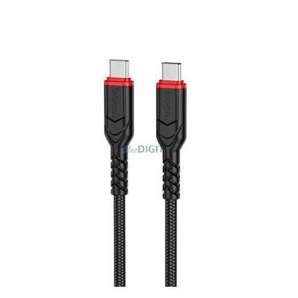 HOCO X59 cablu de date (Tip-C - Tip-C, 60W, 3A, încărcător rapid PD, 300cm) NEGRU