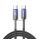 JOYROOM CRYSTAL-CLEAR cablu de date (Tip-C - Tip-C, 60W, încărcător rapid, 120cm, șiret) NEGRU JOYROOM CRYSTAL-CLEAR cablu de date (Tip-C - Tip-C, 60W, încărcător rapid, 120cm, șiret) NEGRU