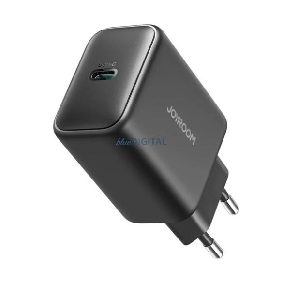 Încărcător de rețea JOYROOM cu priză Type-C (45W, GaN, încărcător rapid PD 3.0) NEGRU