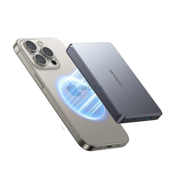 JOYROOM JR-PBM08 PRO încărcător de urgență cu priză Type-C (10000mAh, 25W, încărcător rapid PD, indicator LED) GREY