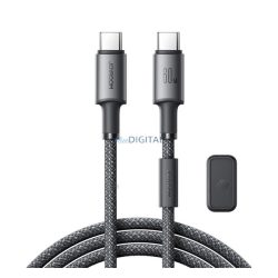   JOYROOM UNLIMITED cablu de date (Tip-C - Tip-C, 60W, încărcător rapid, 120cm + organizator de cablu magnetic) GREY