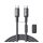 JOYROOM UNLIMITED cablu de date (Tip-C - Tip-C, 60W, încărcător rapid, 120cm + organizator de cablu magnetic) GREY JOYROOM UNLIMITED cablu de date (Tip-C - Tip-C, 60W, încărcător rapid, 120cm + organizator de cablu magnetic) GREY