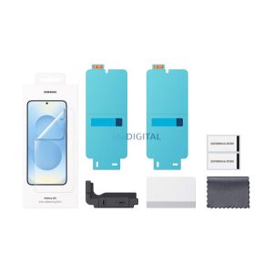 SAMSUNG ecran protector film 2pcs (anti-orbire, ștergeți, afișaj extern + bezel) pentru Samsung Galaxy S25 (SM-S931)
