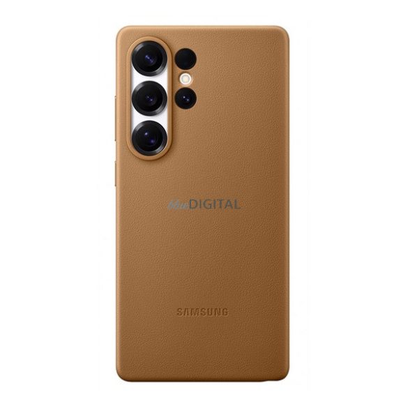 SAMSUNG plastic telefon protector (ECO piele efect spate capac) GOLD Samsung Galaxy S25 Ultra (SM-S938)