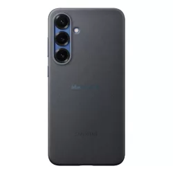   HUSĂ! - SAMSUNG plastic telefon protector (ECO piele efect spate capac) BLACK Samsung Galaxy S25 Plus (SM-S936)